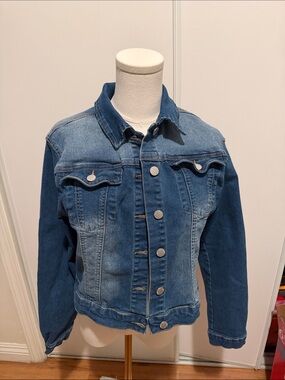 SHEIN Blue Denim Jacket
